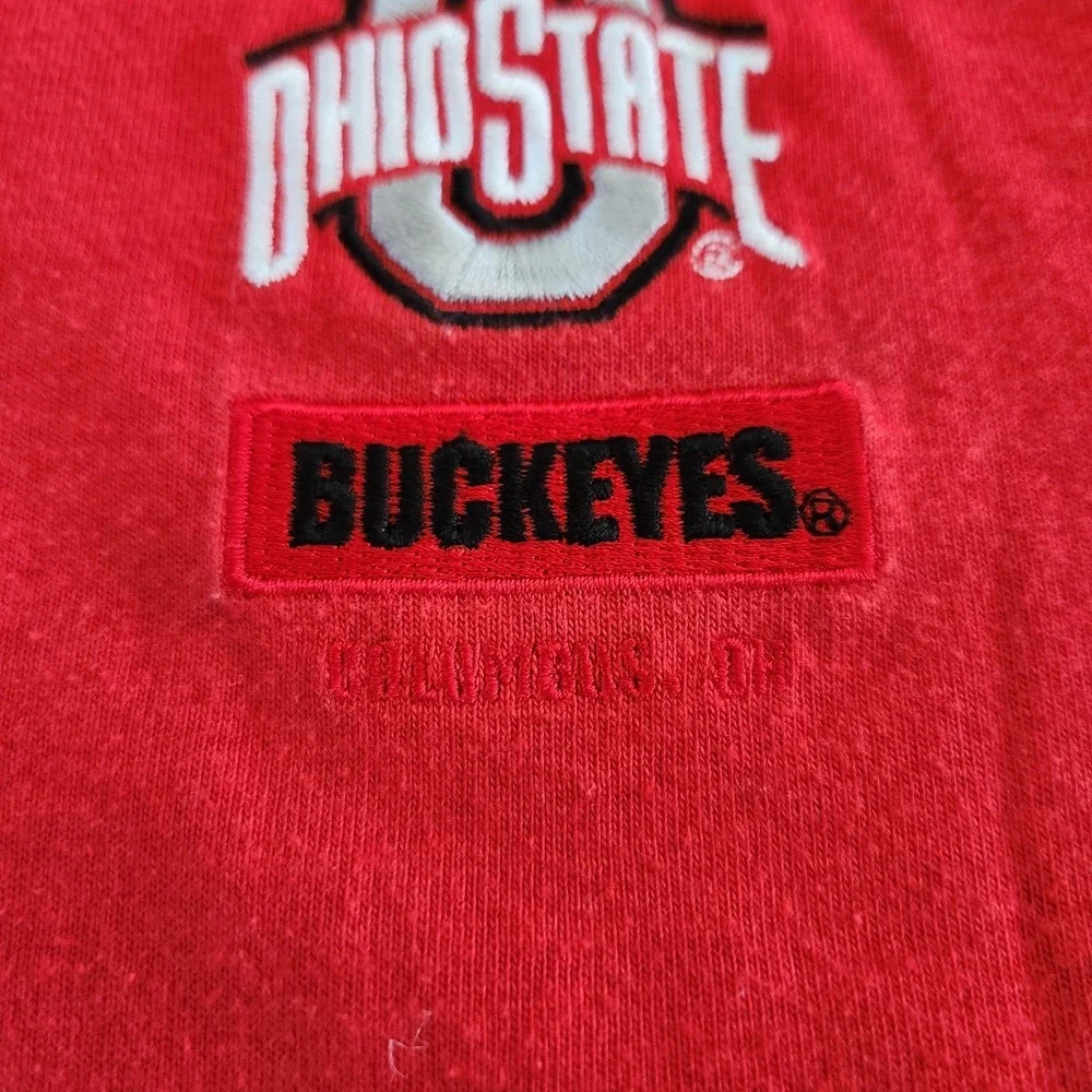 Nike Ohio State University Buckeyes‎ Golf Polo Shirt Men's Large Columbus Ohio
